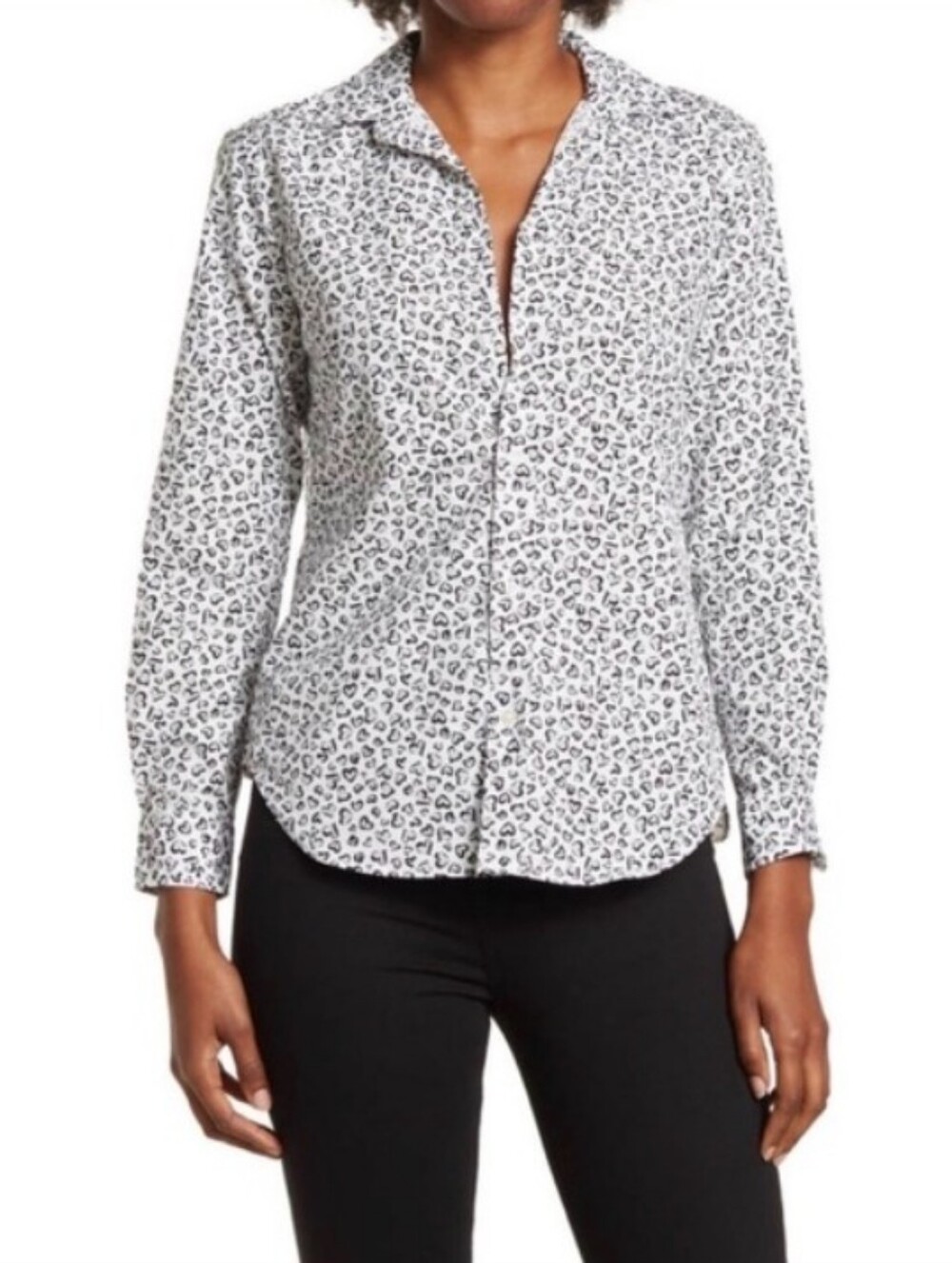 Frank & Eileen Silvio Shirt In Heart Print